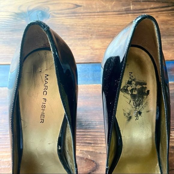 Marc Fisher Patent Leather Heels Size 9 - Picture 11 of 13